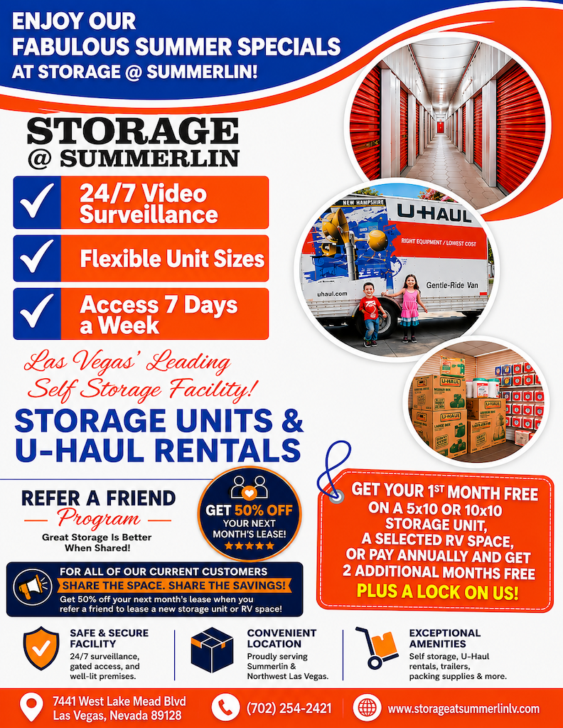 Storage Summer Flyer